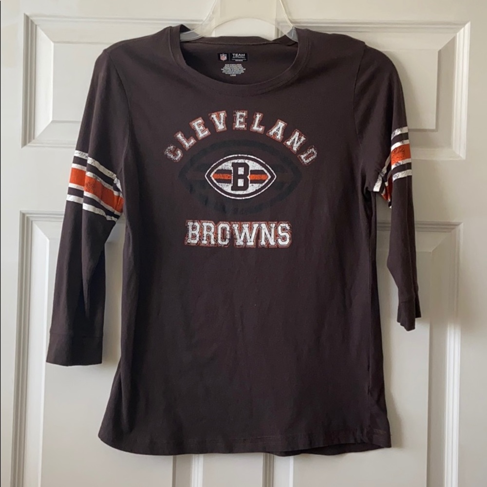 Cleveland Browns Women’s 3/4 Length Sleeve Shirt